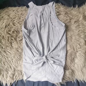 lululemon all tied up tank heathered lavender sz 4